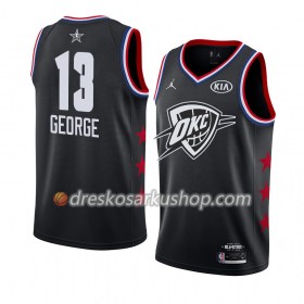 Muški NBA Dres Oklahoma City Thunder Paul George 13 2019 All-Star Jordan Brand Crna Swingman